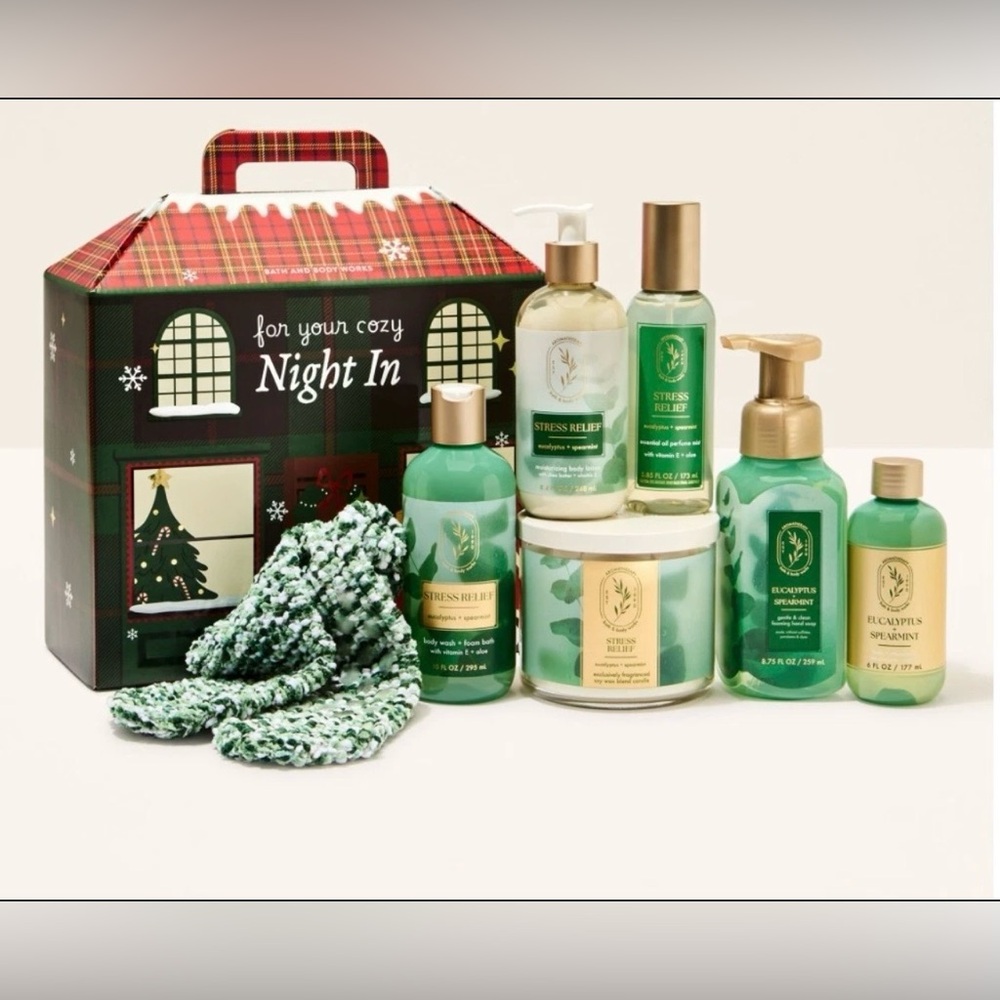 Bath & Body-Eucalyptus Spearmint 7 piece set
